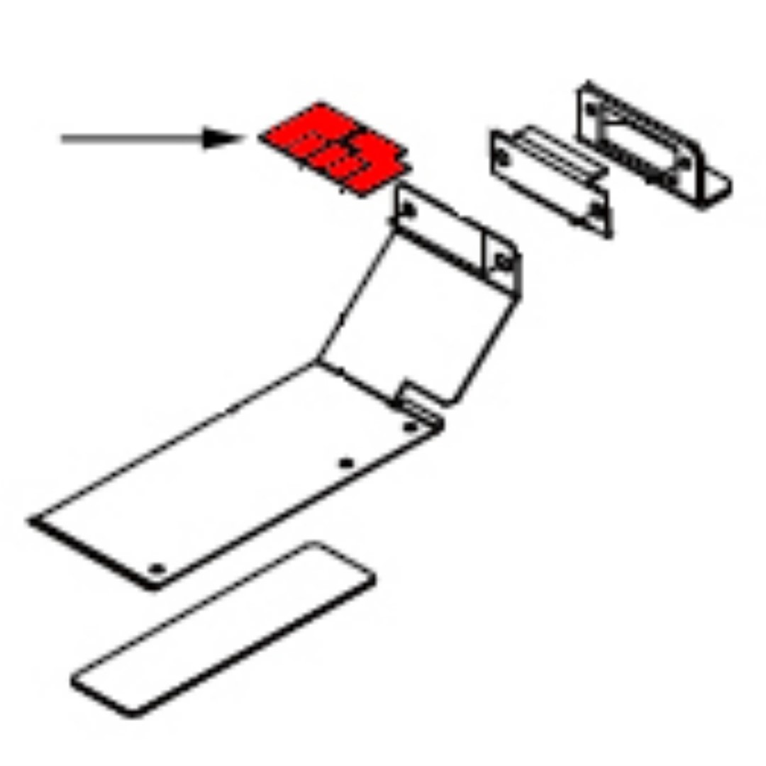 LABEL,CLAMP L XJ-740 LA1023 - 1000003651 | ROLAND DG | ATPM
