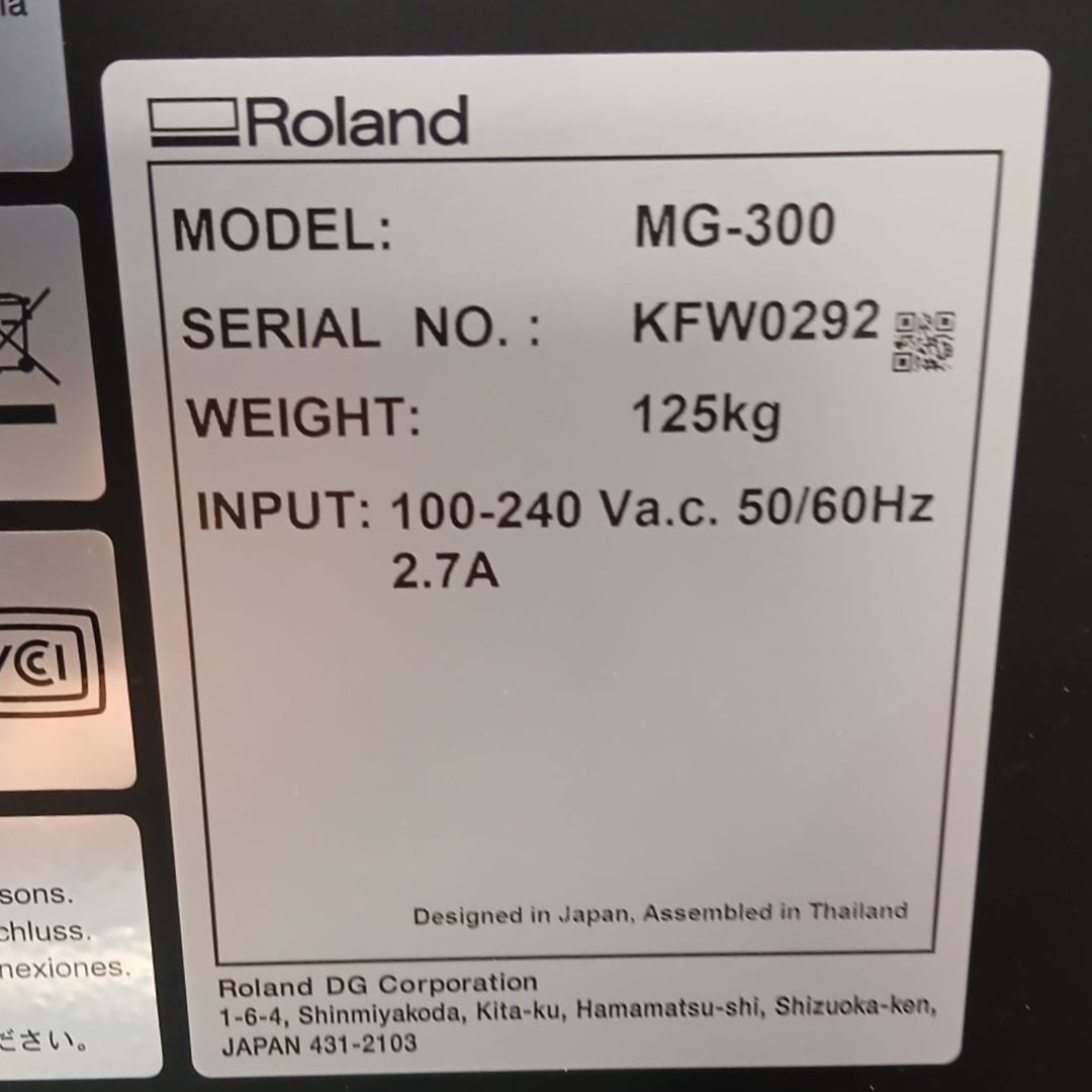 ROLAND DG MG-300 - MG-300 | ROLAND DG | ATPM