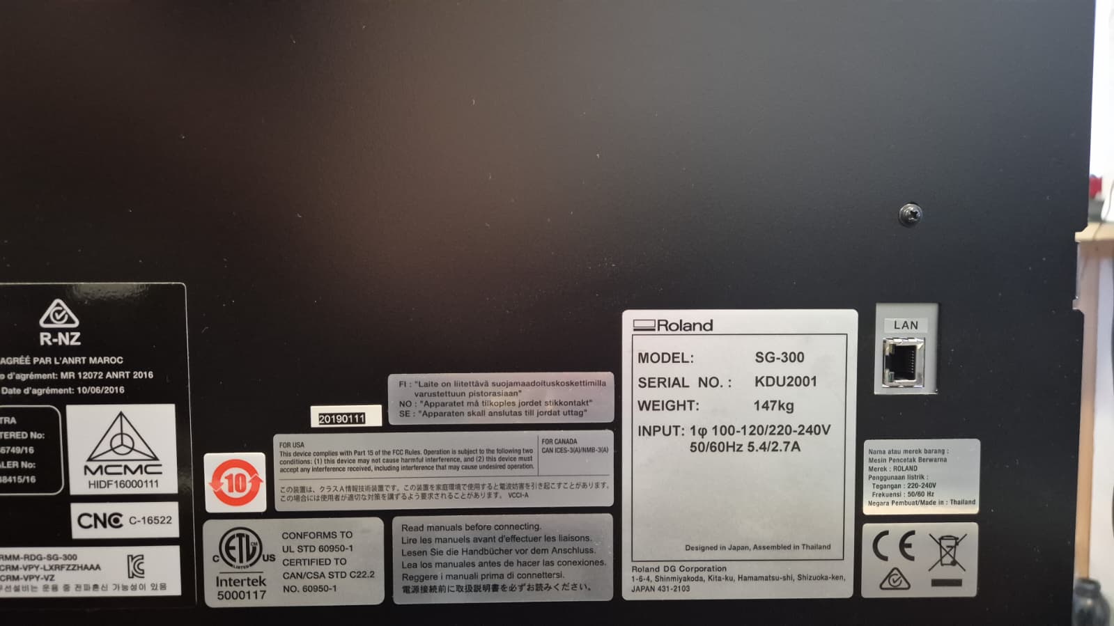 ROLAND DG SG-300 - SG-300-2 | ROLAND DG | ATPM